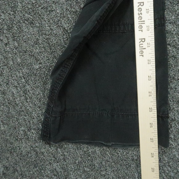 VINTAGE Polo Ralph Lauren Pants Men 31x30 Black Cargo Military Utility Distress - Picture 11 of 13